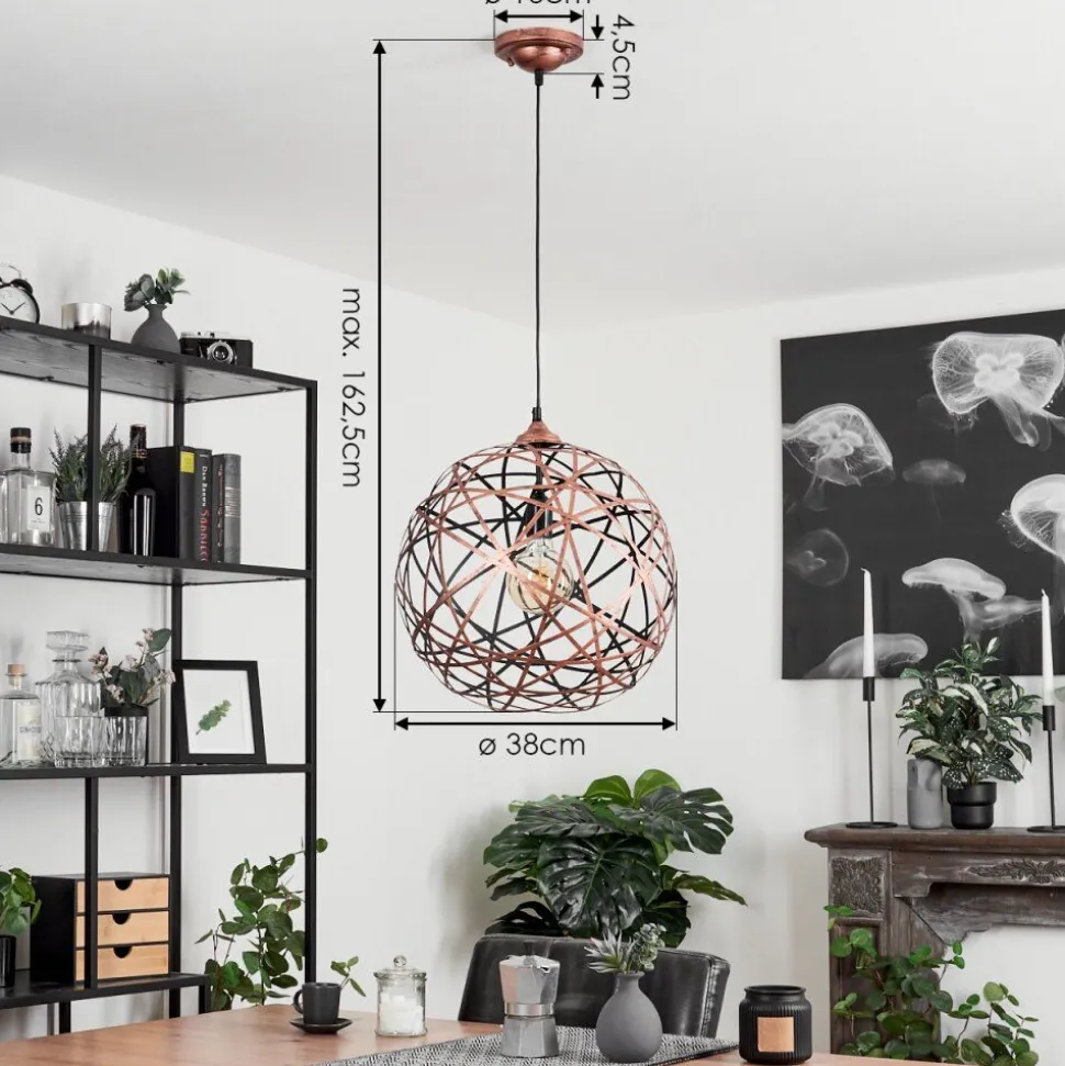 Suspensionkefikon Cuivre, 1 Lumiere