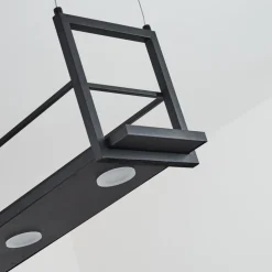 Suspensionquirihue Led Noir, Blanc, 6 Lumieres