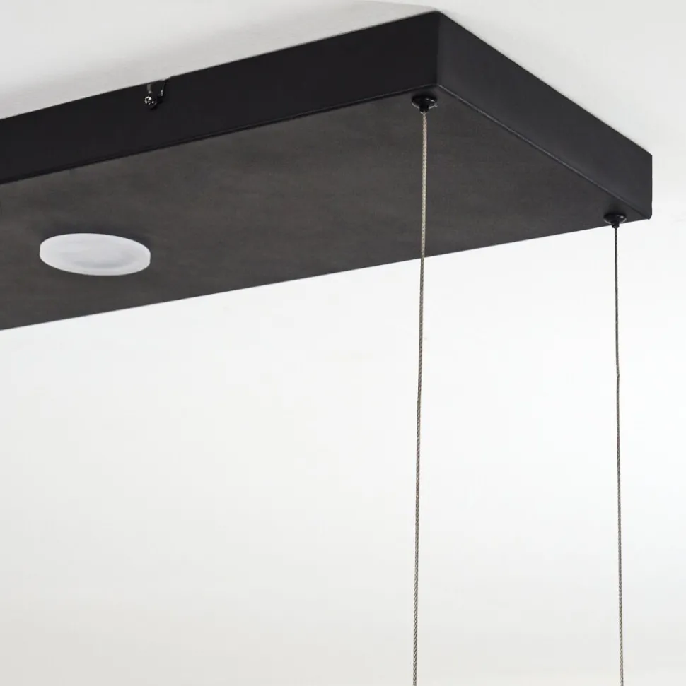 Suspensionquirihue Led Noir, Blanc, 6 Lumieres