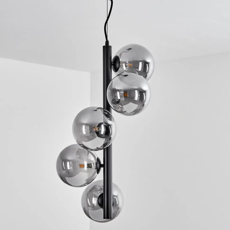 Suspensionremaisnil Noir, 5 Lumieres