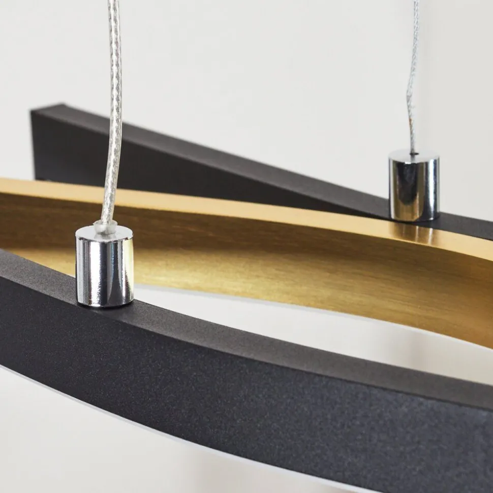 Suspensionserlande Led Noir, 1 Lumiere