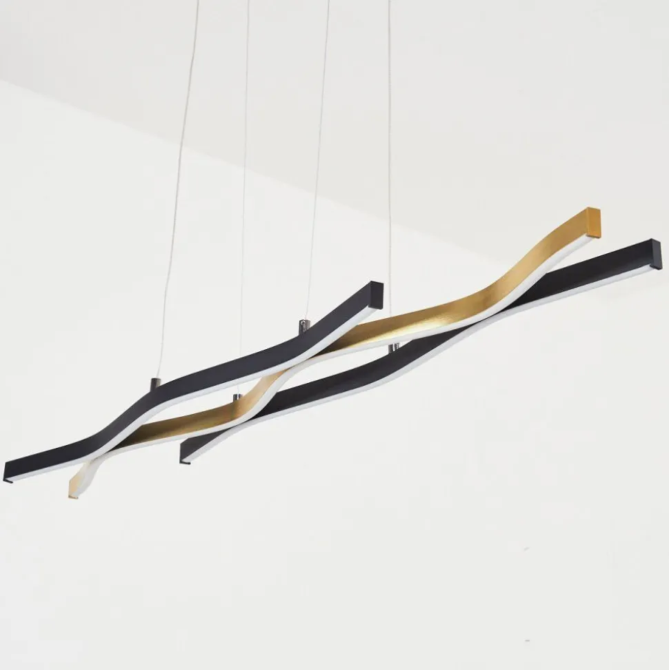 Suspensionserlande Led Noir, 1 Lumiere