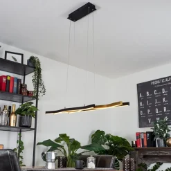 Suspensionserlande Led Noir, 1 Lumiere