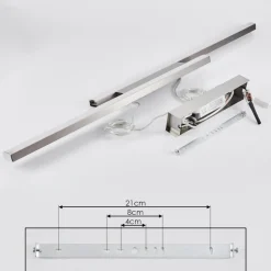 Suspensiontamizat Led Nickel Mat, 2 Lumieres, Changeur De Couleurs