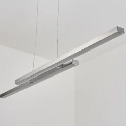 Suspensiontamizat Led Nickel Mat, 2 Lumieres, Changeur De Couleurs