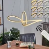 Suspensionzibreira Led Noir, 1 Lumiere, Telecommandes