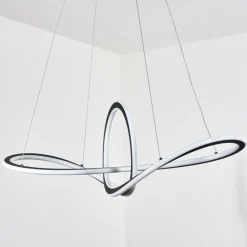 Suspensionzibreira Led Noir, 1 Lumiere, Telecommandes