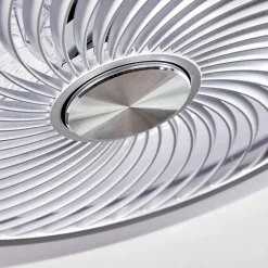 Ventilateur De Plafond Nagoya Led Blanc, 1 Lumiere, Telecommandes